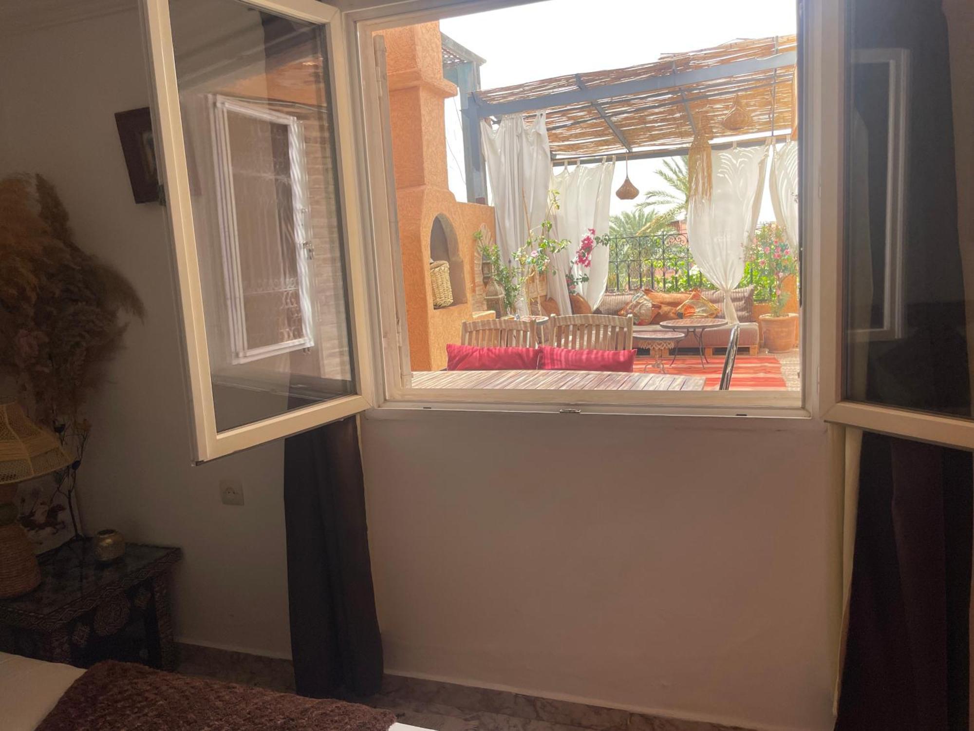 Riad Palmier Fleuri Marrakesh Eksteriør billede