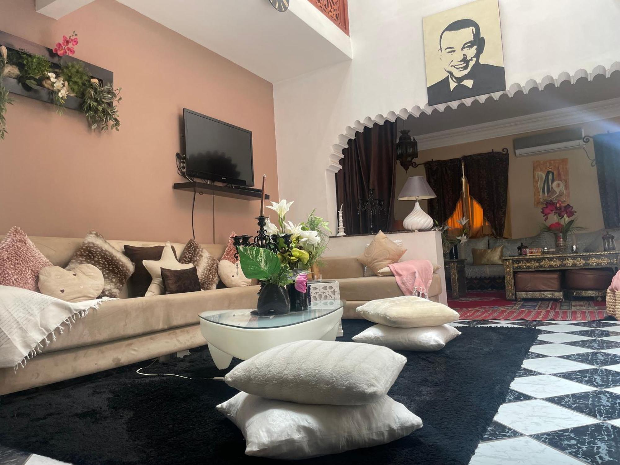 Riad Palmier Fleuri Marrakesh Eksteriør billede
