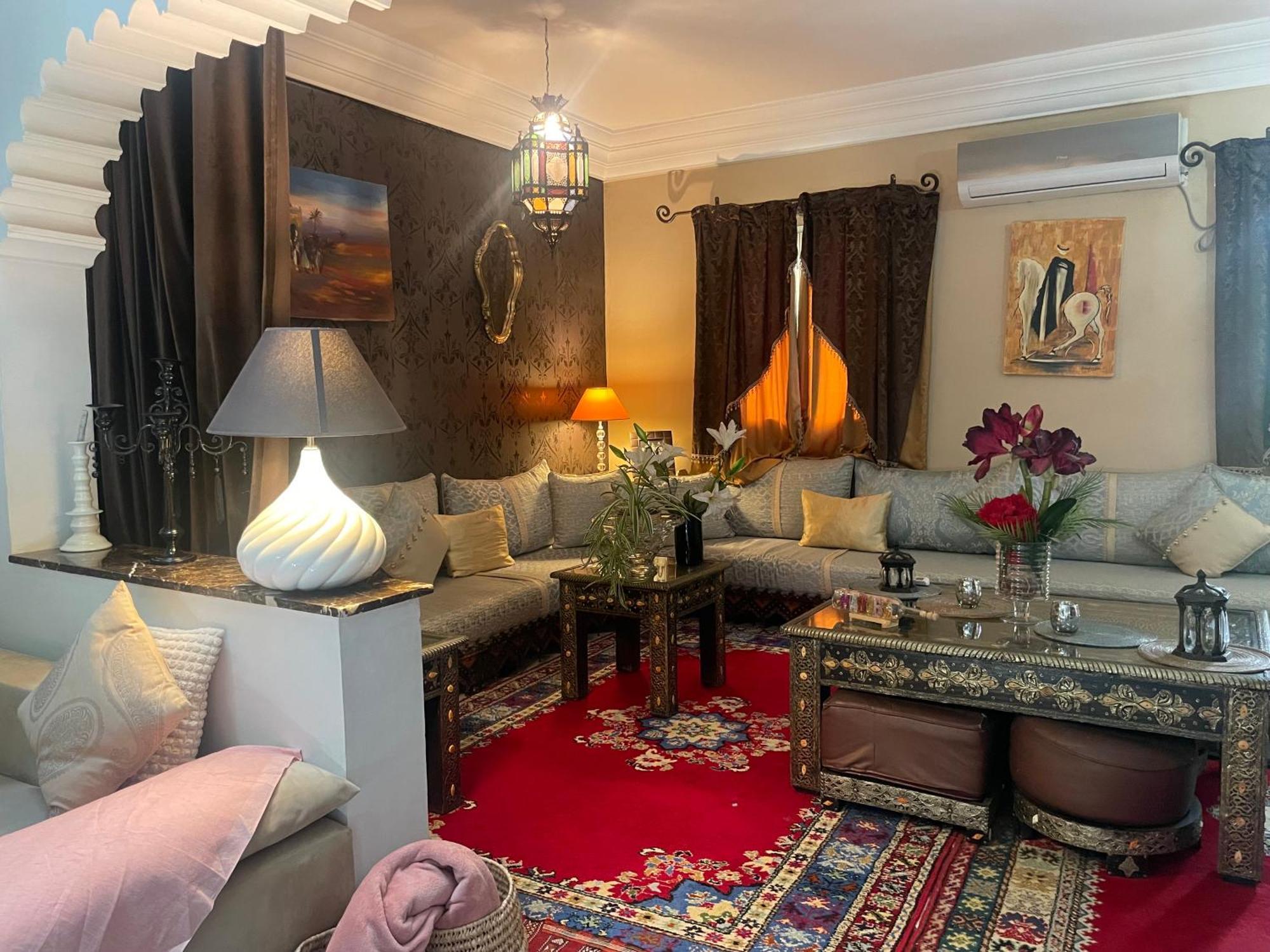 Riad Palmier Fleuri Marrakesh Eksteriør billede