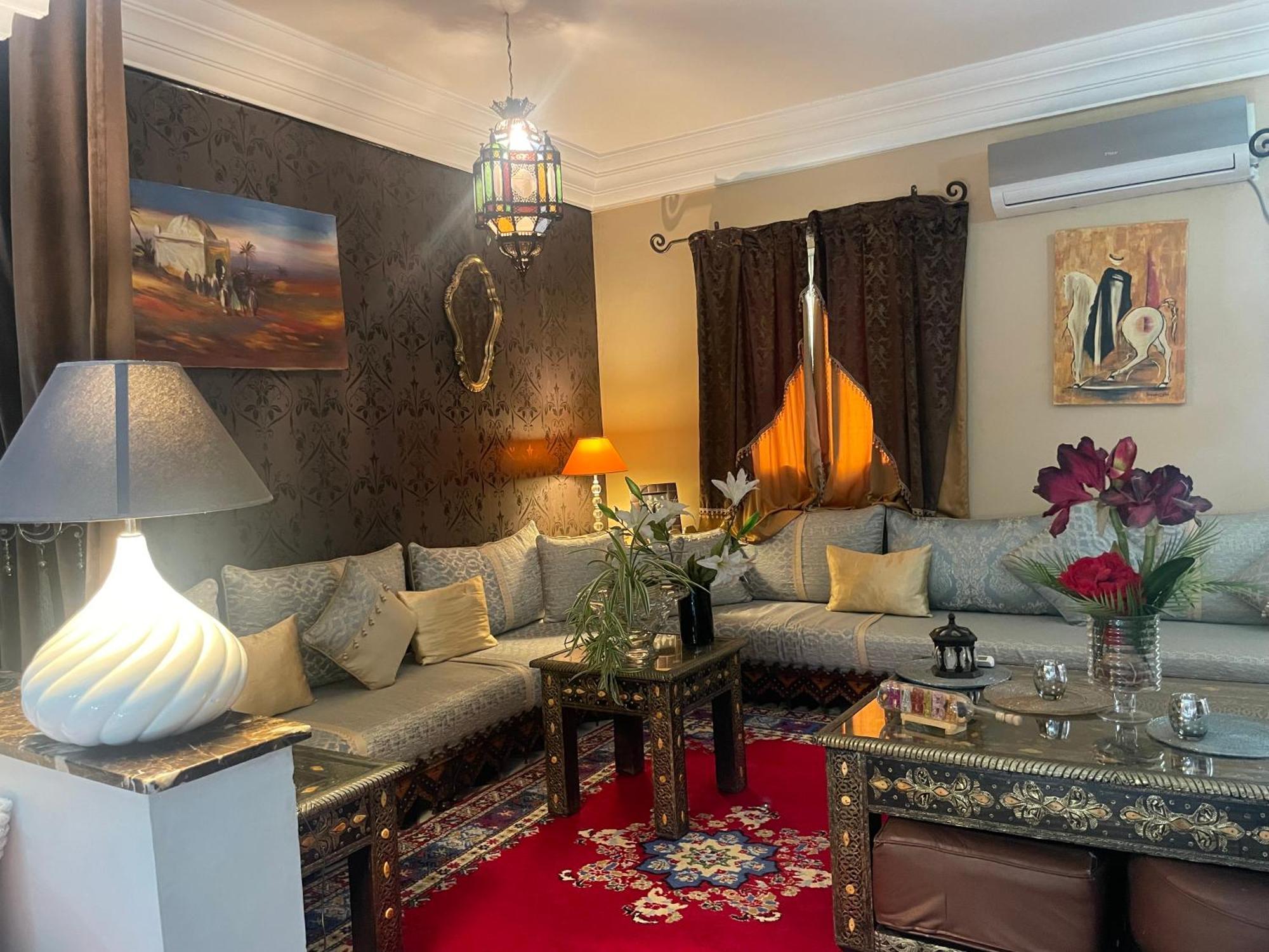Riad Palmier Fleuri Marrakesh Eksteriør billede